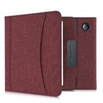 Husa pentru Kobo Libra H2O, Textil, Rosu, Kwmobile, 52977.09 fotografia produsului