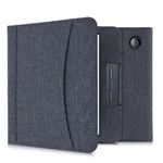 Husa pentru Kobo Libra H2O, Textil, Albastru, Kwmobile, 52977.17 fotografia produsului