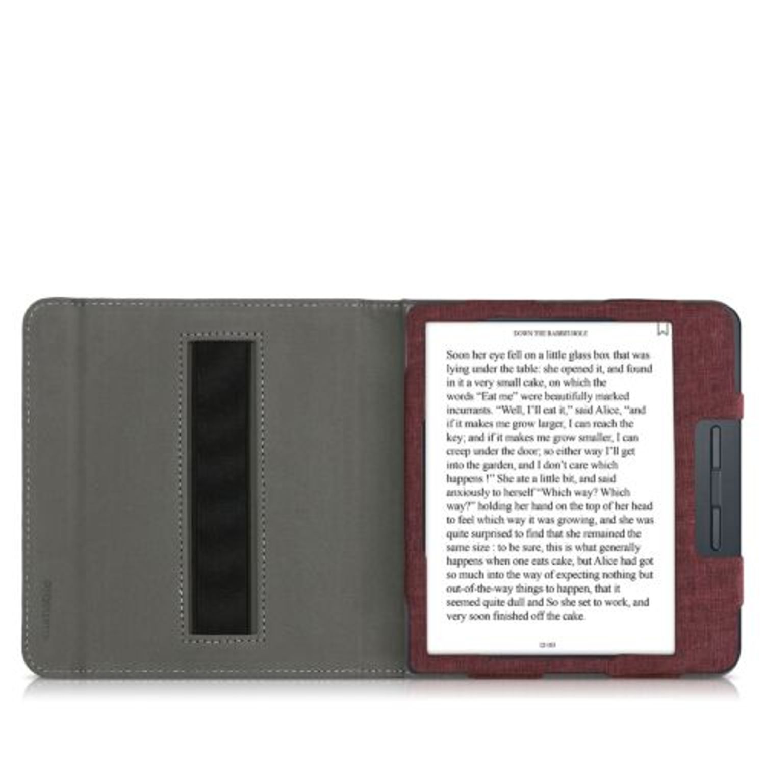 Husa pentru Kobo Libra H2O, Textil, Rosu, Kwmobile, 52977.09 fotografia produsului View 9 L