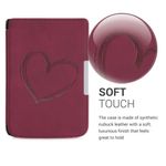 Husa pentru PocketBook Touch Lux 3/Basic Touch 2/Basic Lux, Piele ecologica, Violet, Kwmobile, 55747.01 fotografia produsului View 4 S