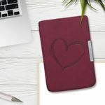 Husa pentru PocketBook Touch Lux 3/Basic Touch 2/Basic Lux, Piele ecologica, Violet, Kwmobile, 55747.01 fotografia produsului View 3 S