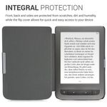 Husa pentru PocketBook Touch Lux 3/Basic Touch 2/Basic Lux, Piele ecologica, Violet, Kwmobile, 55747.01 fotografia produsului View 5 S