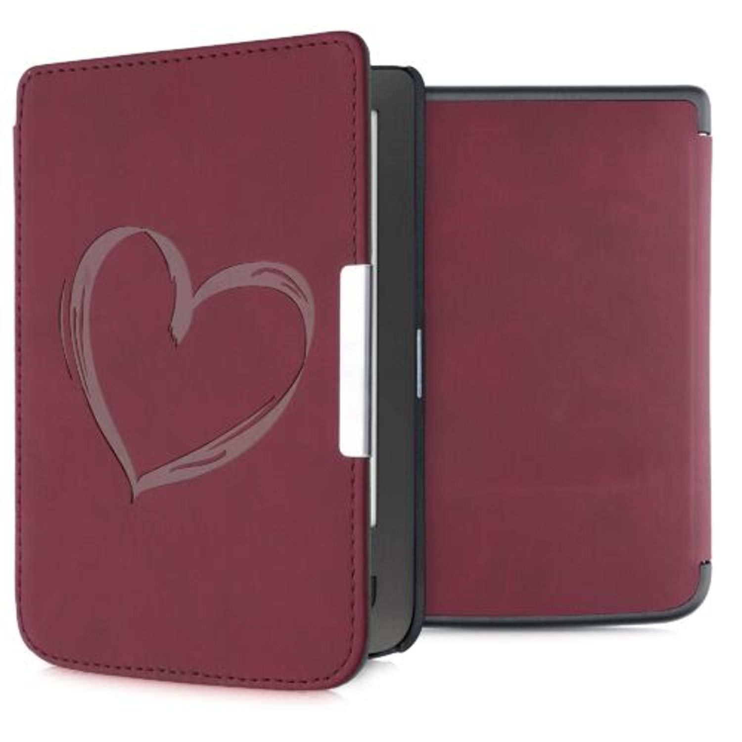 Husa pentru PocketBook Touch Lux 3/Basic Touch 2/Basic Lux, Piele ecologica, Violet, Kwmobile, 55747.01 fotografia produsului
