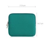 Husa universala pentru eBook Reader de 7 inch, Kwmobile, Verde, Textil, 57397.22 fotografia produsului View 6 S