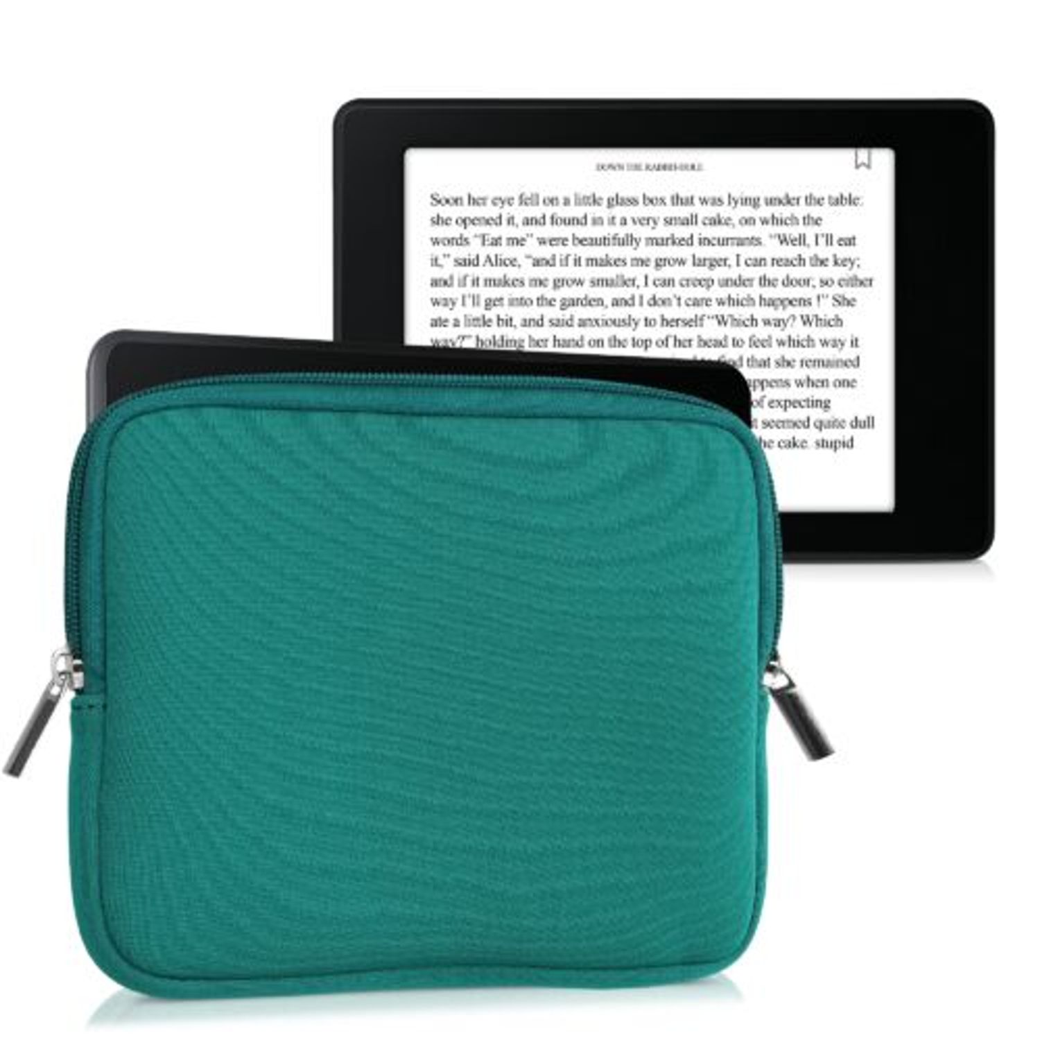 Husa universala pentru eBook Reader de 7 inch, Kwmobile, Verde, Textil, 57397.22 fotografia produsului View 2 L