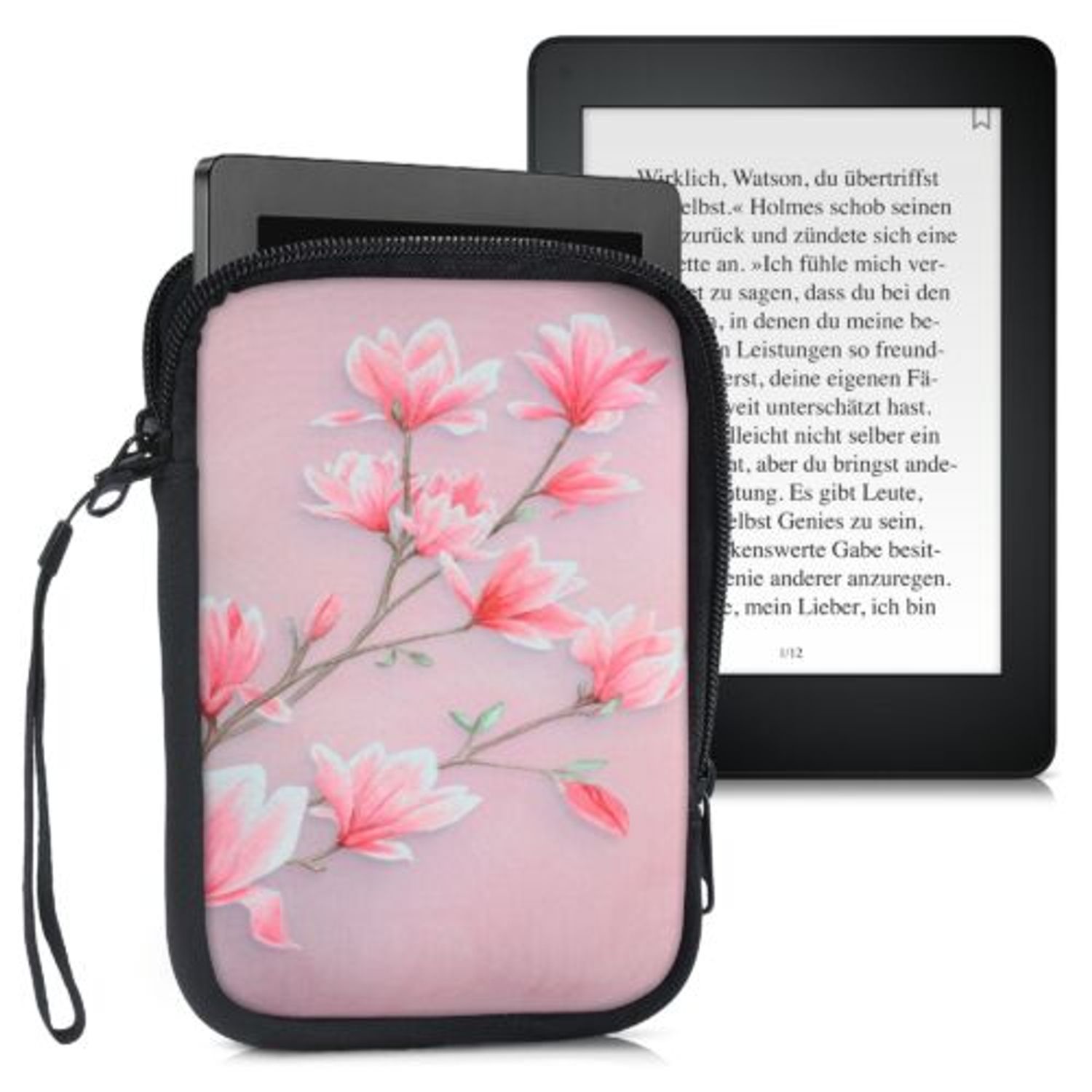 Husa universala pentru eBook Reader de 6 inch, Kwmobile, Multicolor, Textil, 50335.09 fotografia produsului View 5 L