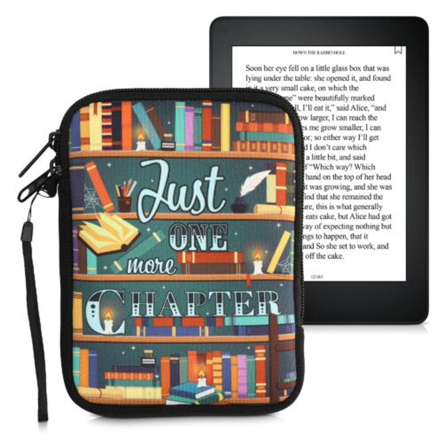 Husa universala pentru eBook Reader de 6 inch, Kwmobile, Multicolor, Textil, 50335.14 fotografia produsului