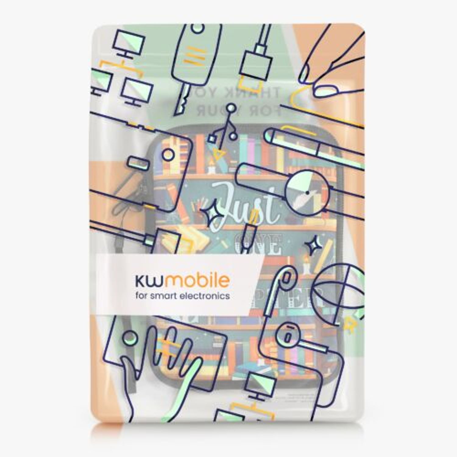 Husa universala pentru eBook Reader de 6 inch, Kwmobile, Multicolor, Textil, 50335.14 fotografia produsului View 7 L