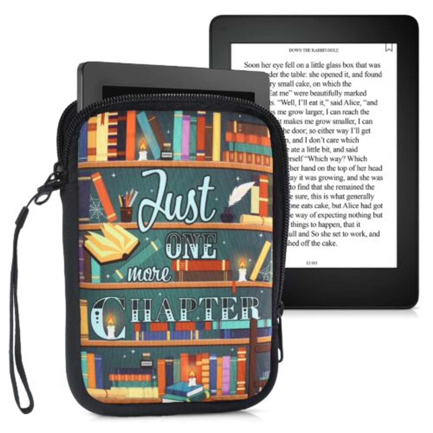 Husa universala pentru eBook Reader de 6 inch, Kwmobile, Multicolor, Textil, 50335.14 fotografia produsului View 2 L