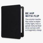 Husa pentru Kindle Paperwhite 11, Textil, Negru, Kwmobile, 56265.01 fotografia produsului View 4 S