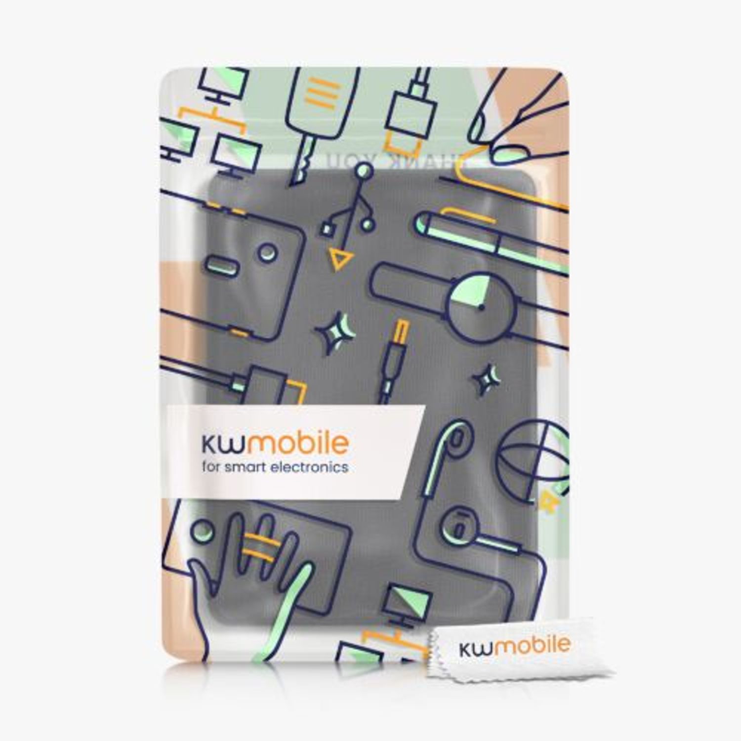 Husa pentru Kindle Paperwhite 11, Textil, Negru, Kwmobile, 56265.01 fotografia produsului View 7 L