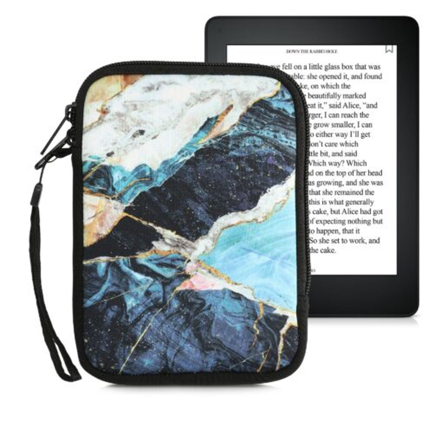 Husa universala pentru eBook Reader de 6 inch, Kwmobile, Multicolor, Textil, 50335.16 fotografia produsului