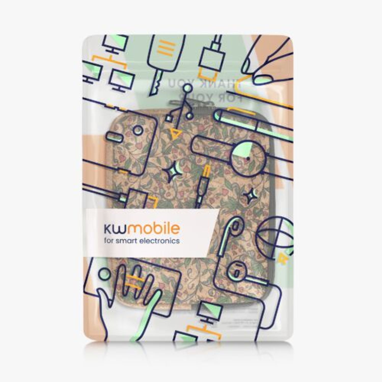 Husa universala pentru eBook Reader de 7 inch, Kwmobile, Multicolor, Pluta, 59016.01 fotografia produsului View 7 L