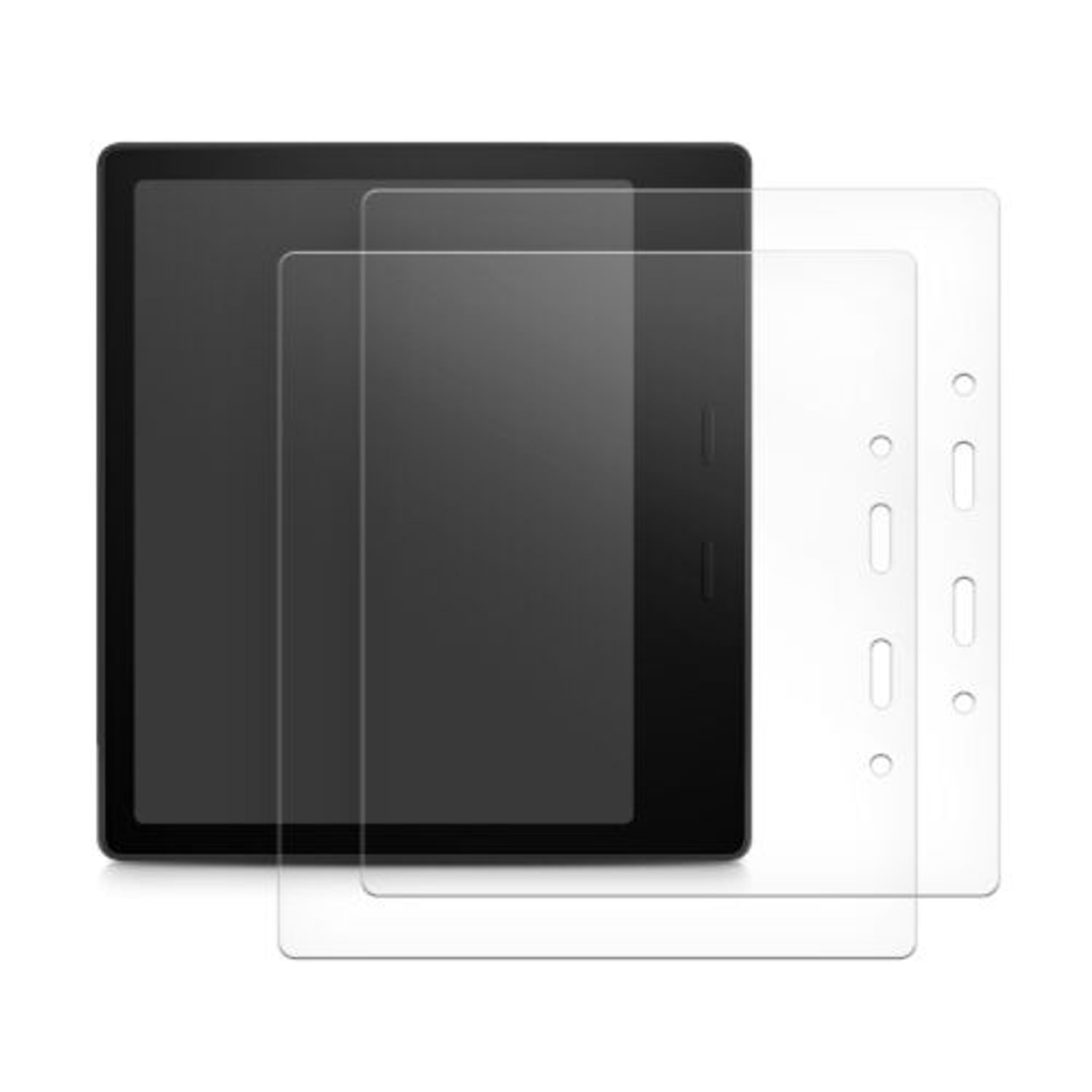 Set 2 Folii de protectie pentru Amazon Kindle Oasis 10, Kwmobile, Transparent, Plastic, 59460.2 fotografia produsului View 2 L