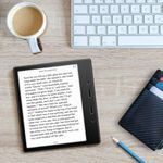 Set 2 Folii de protectie pentru Amazon Kindle Oasis 10, Kwmobile, Transparent, Plastic, 59460.2 fotografia produsului View 3 S