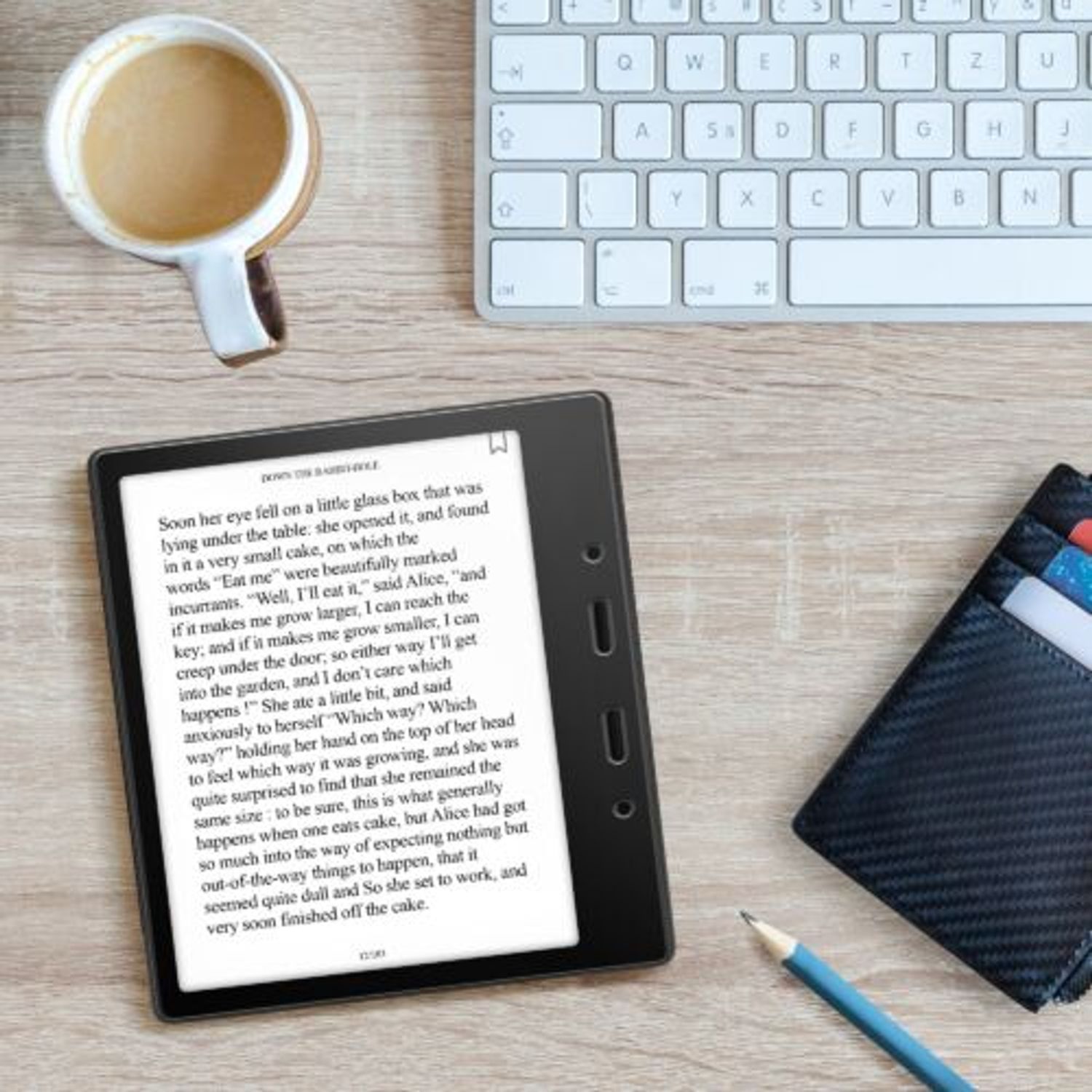 Set 2 Folii de protectie pentru Amazon Kindle Oasis 10, Kwmobile, Transparent, Plastic, 59460.2 fotografia produsului View 3 L