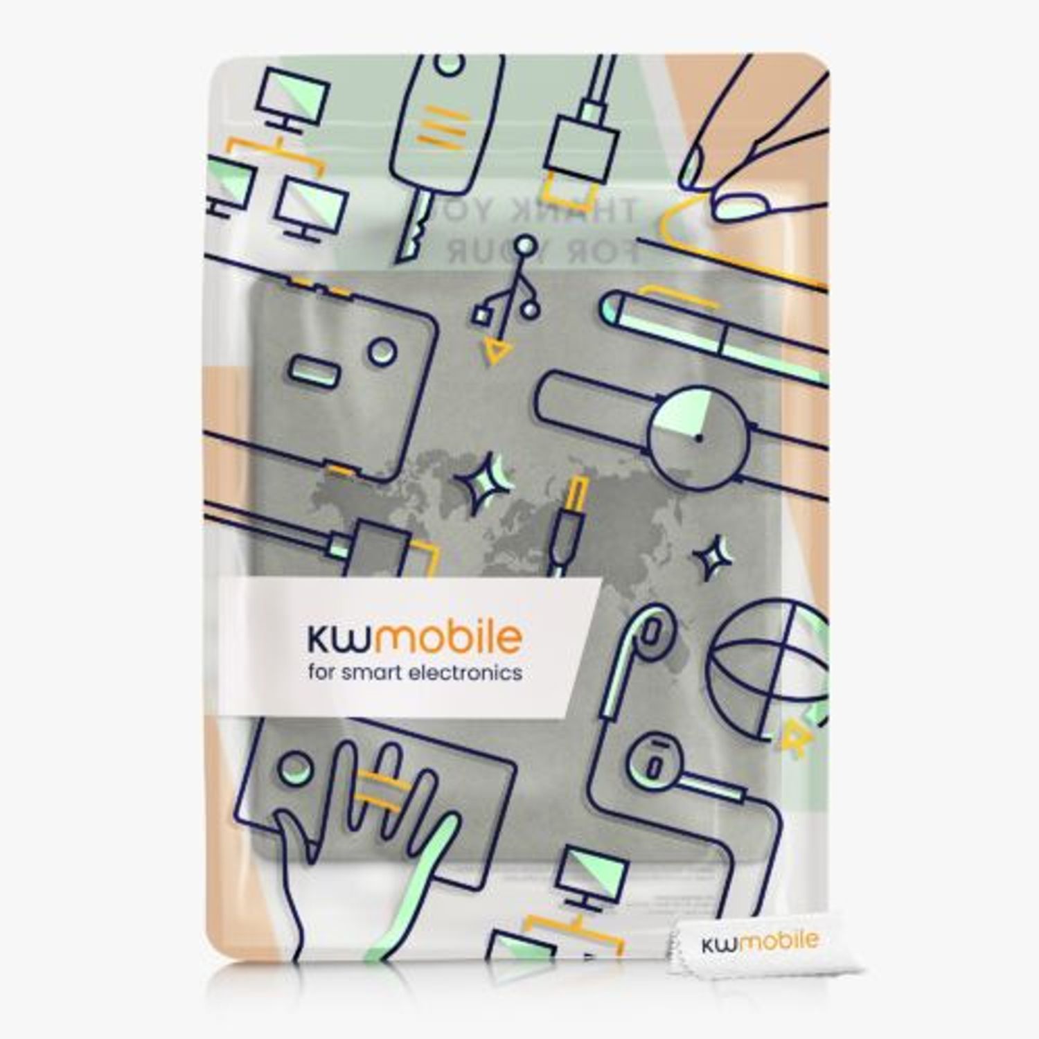 Husa pentru Amazon Kindle Oasis 10, Kwmobile, Gri, Piele ecologica, 59391.02 fotografia produsului View 7 L