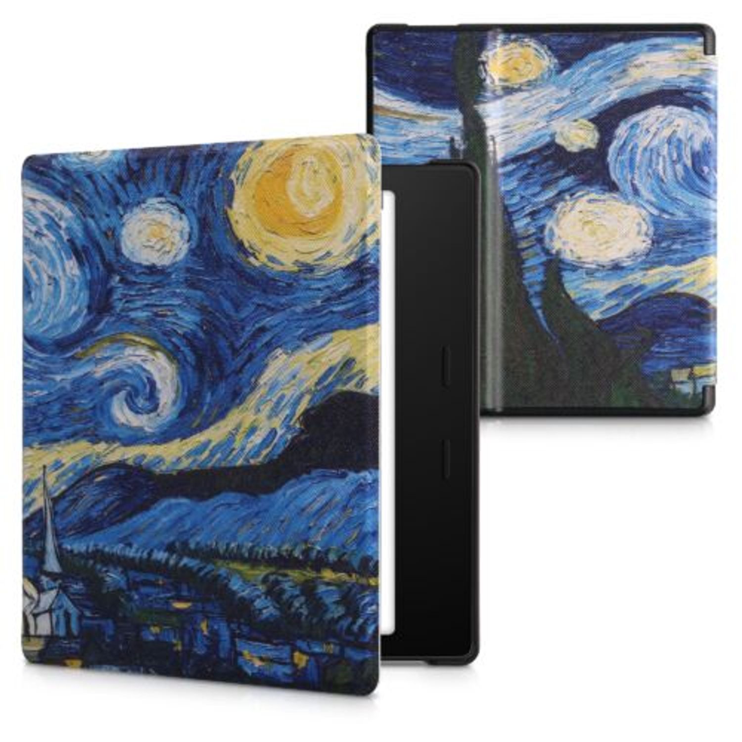 Husa pentru Amazon Kindle Oasis 10, Kwmobile, Multicolor, Piele ecologica, 49417.16 fotografia produsului