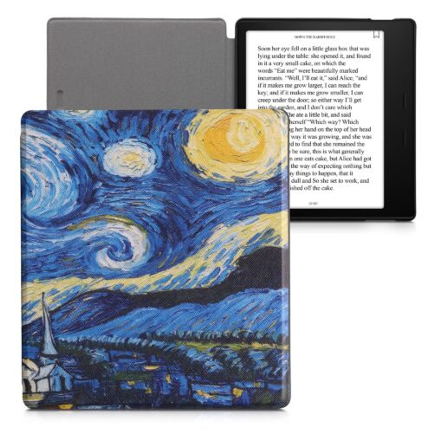 Husa pentru Amazon Kindle Oasis 10, Kwmobile, Multicolor, Piele ecologica, 49417.16 fotografia produsului View 2 L
