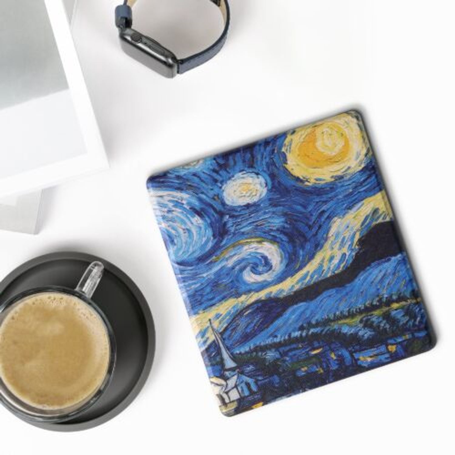 Husa pentru Amazon Kindle Oasis 10, Kwmobile, Multicolor, Piele ecologica, 49417.16 fotografia produsului View 3 L