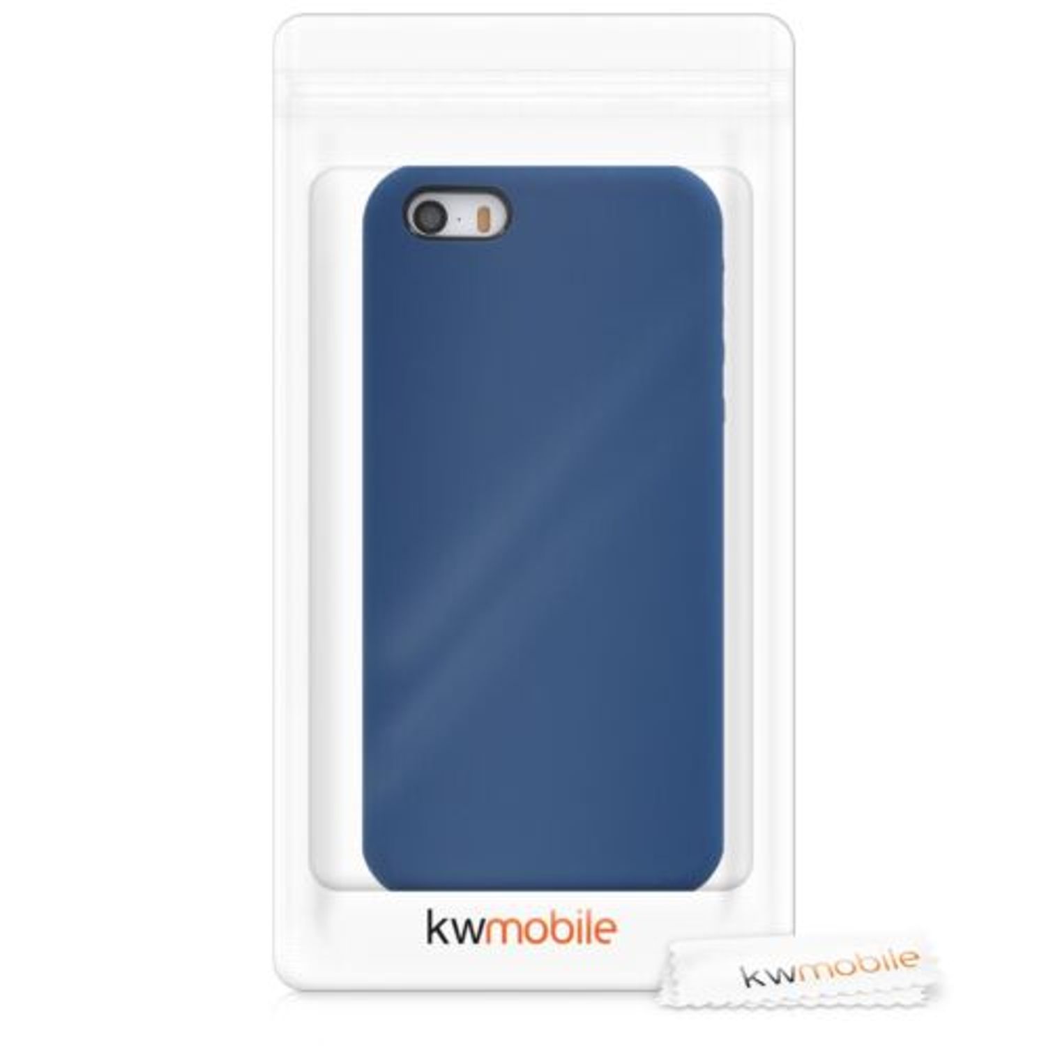Husa pentru Apple iPhone 5/iPhone 5s/iPhone SE, Silicon, Albastru, 42766.17 fotografia produsului View 7 L