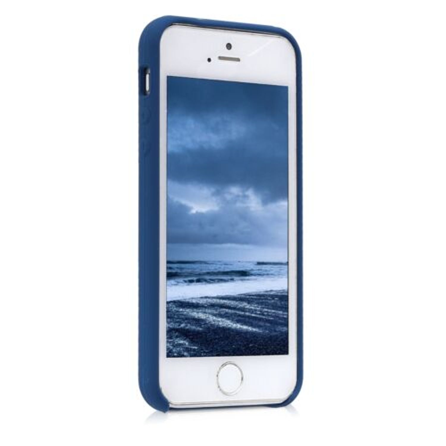 Husa pentru Apple iPhone 5/iPhone 5s/iPhone SE, Silicon, Albastru, 42766.17 fotografia produsului View 3 L