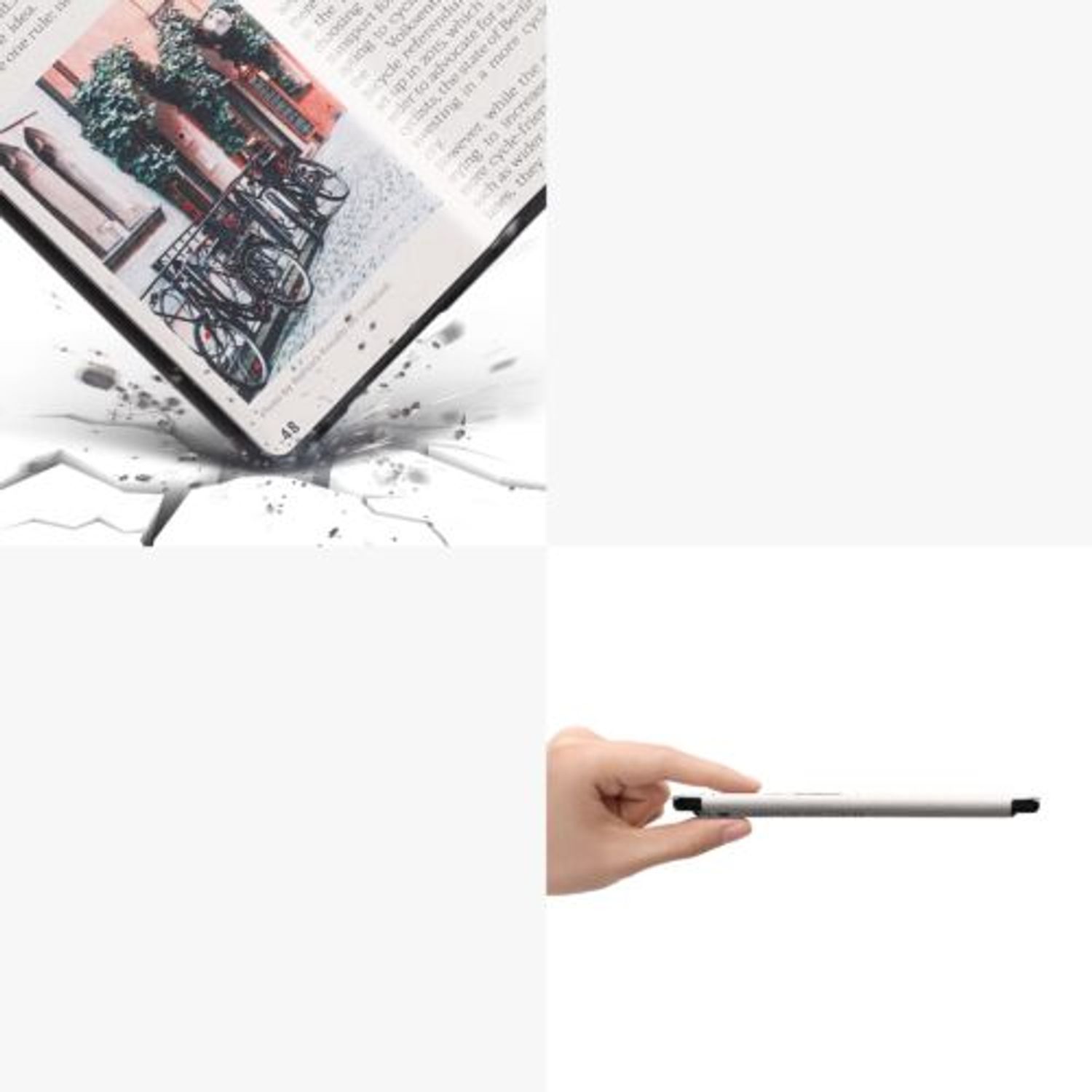 Husa pentru Amazon Kindle Oasis 10, Kwmobile, Multicolor, Piele ecologica, 49417.11 fotografia produsului View 10 L
