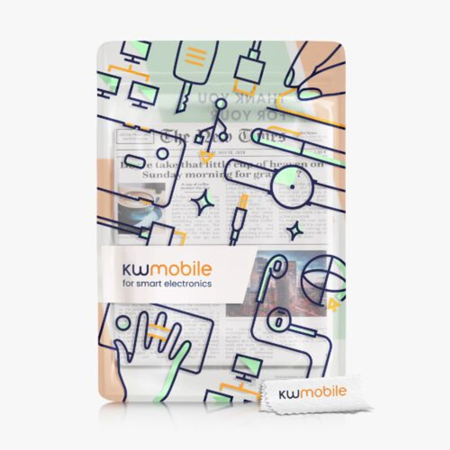 Husa pentru Amazon Kindle Oasis 10, Kwmobile, Multicolor, Piele ecologica, 49417.11 fotografia produsului View 8 L