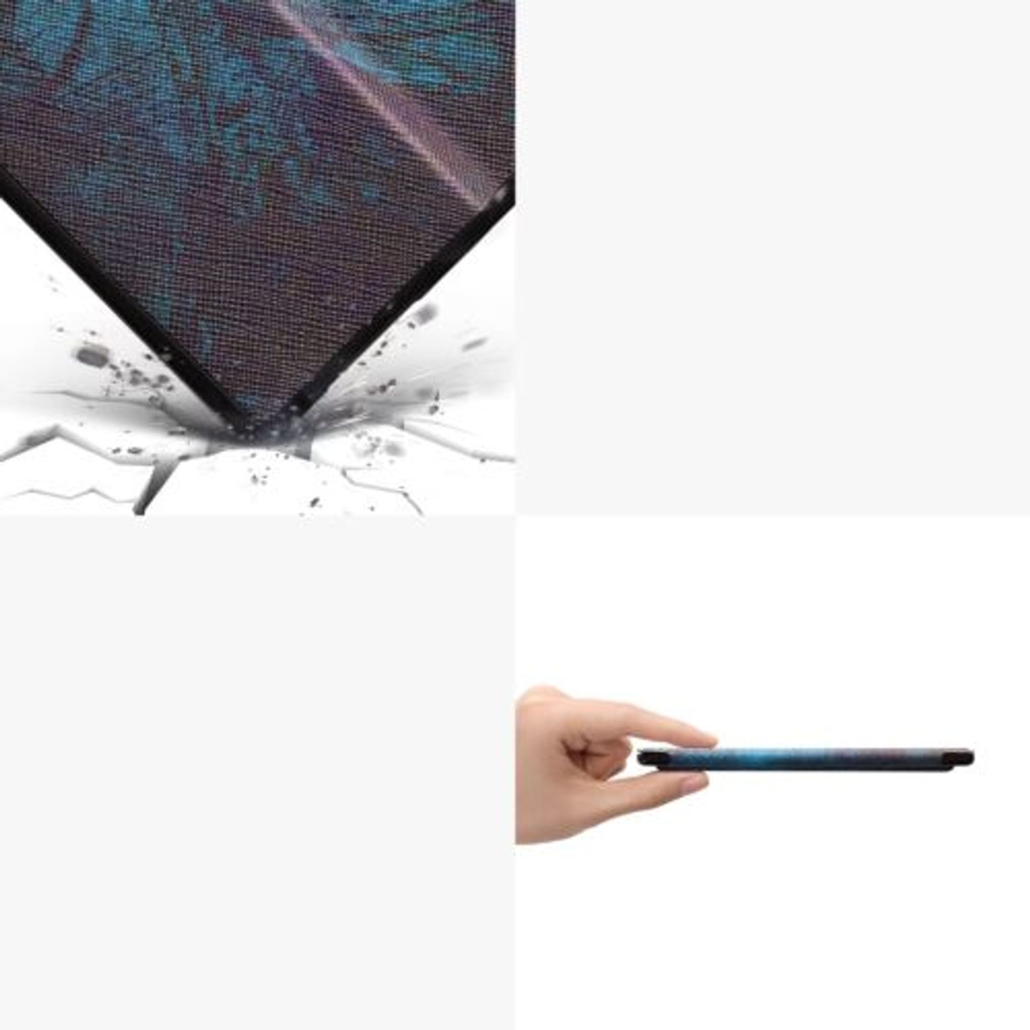 Husa pentru Amazon Kindle Oasis 10, Kwmobile, Multicolor, Piele ecologica, 49417.18 fotografia produsului View 10 L