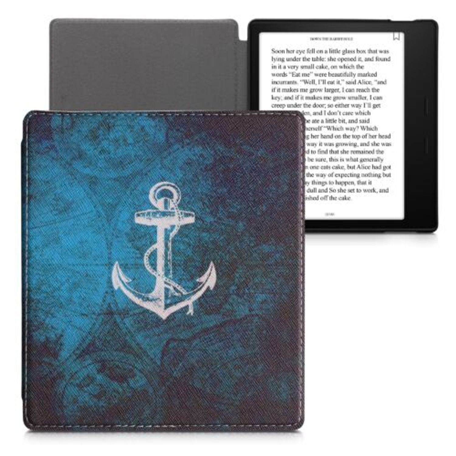 Husa pentru Amazon Kindle Oasis 10, Kwmobile, Multicolor, Piele ecologica, 49417.18 fotografia produsului View 2 L