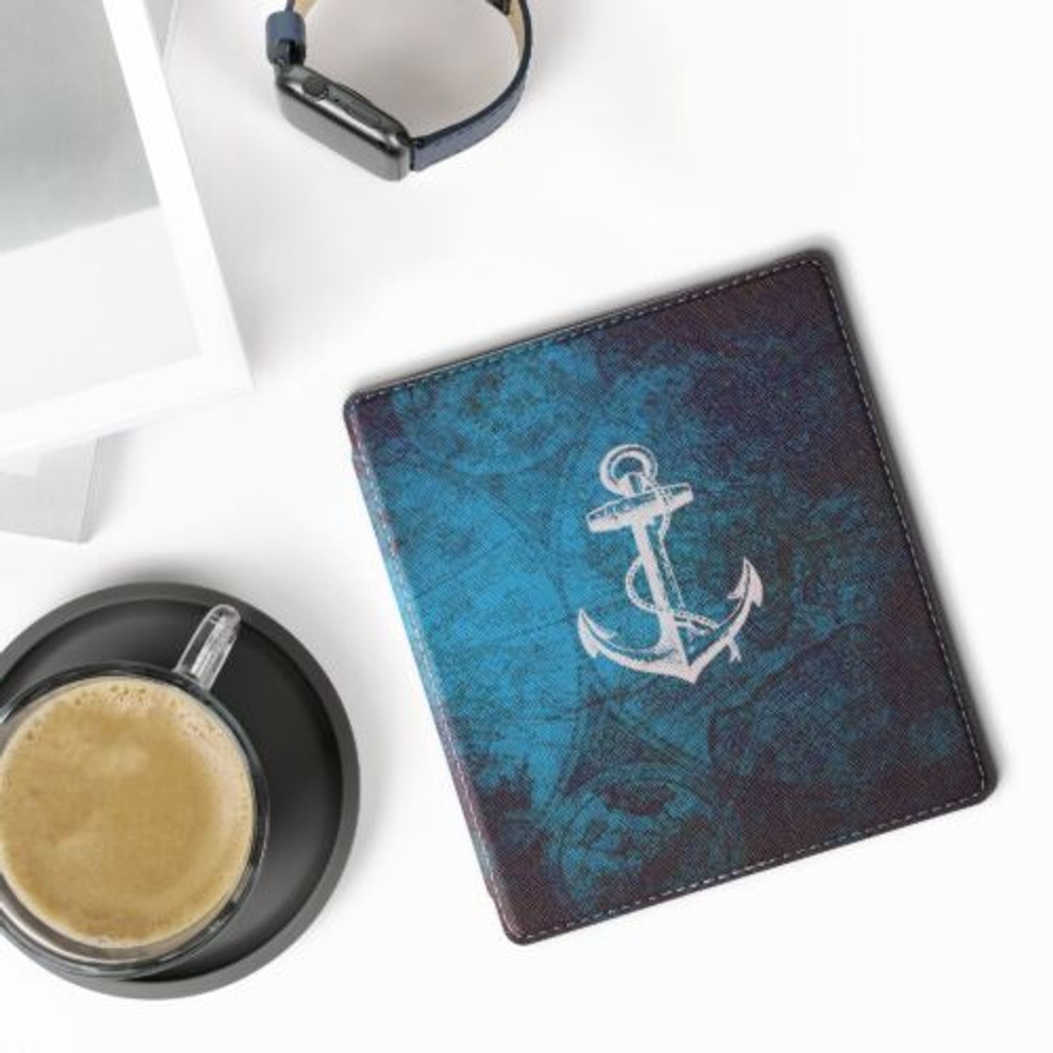 Husa pentru Amazon Kindle Oasis 10, Kwmobile, Multicolor, Piele ecologica, 49417.18 fotografia produsului View 3 L