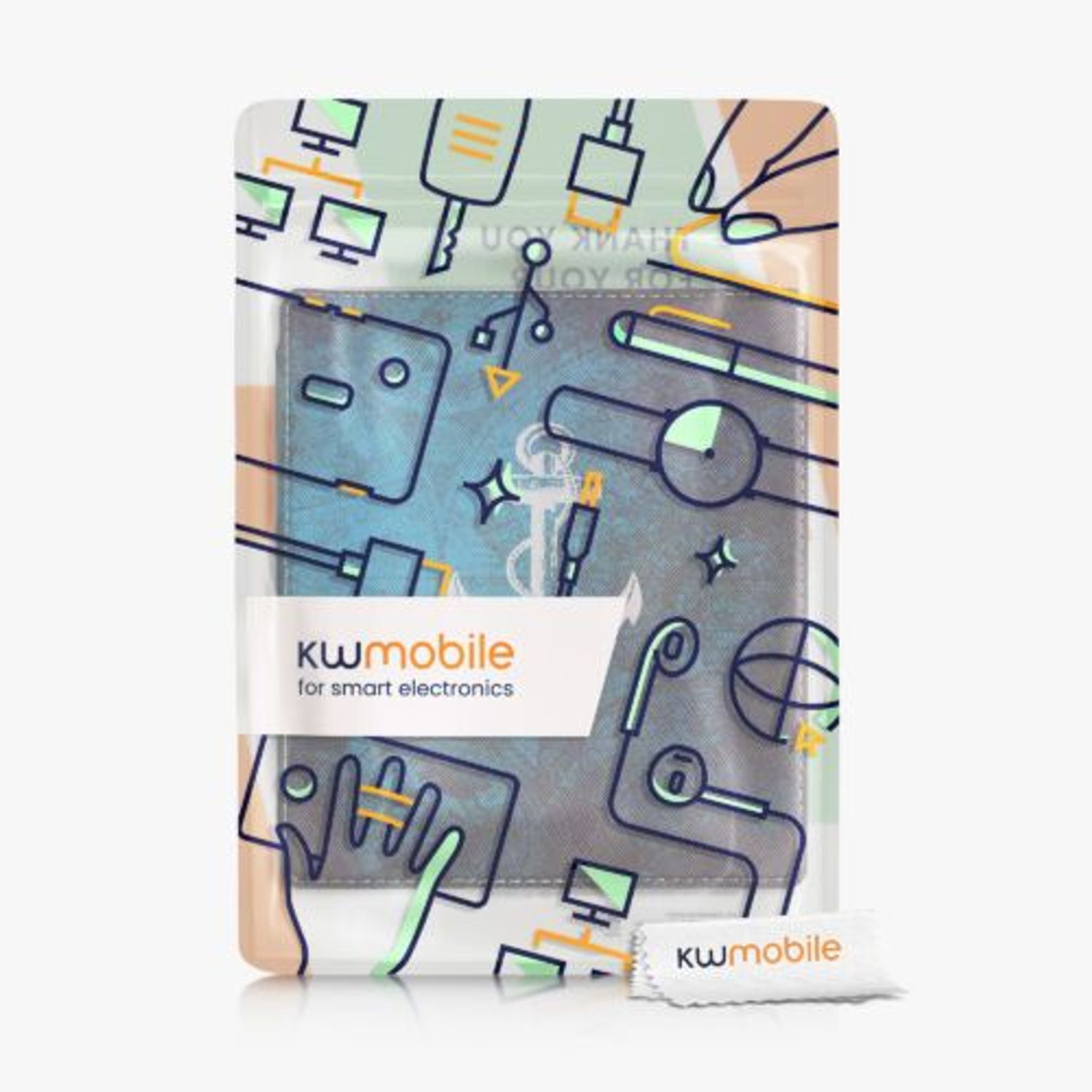 Husa pentru Amazon Kindle Oasis 10, Kwmobile, Multicolor, Piele ecologica, 49417.18 fotografia produsului View 8 L