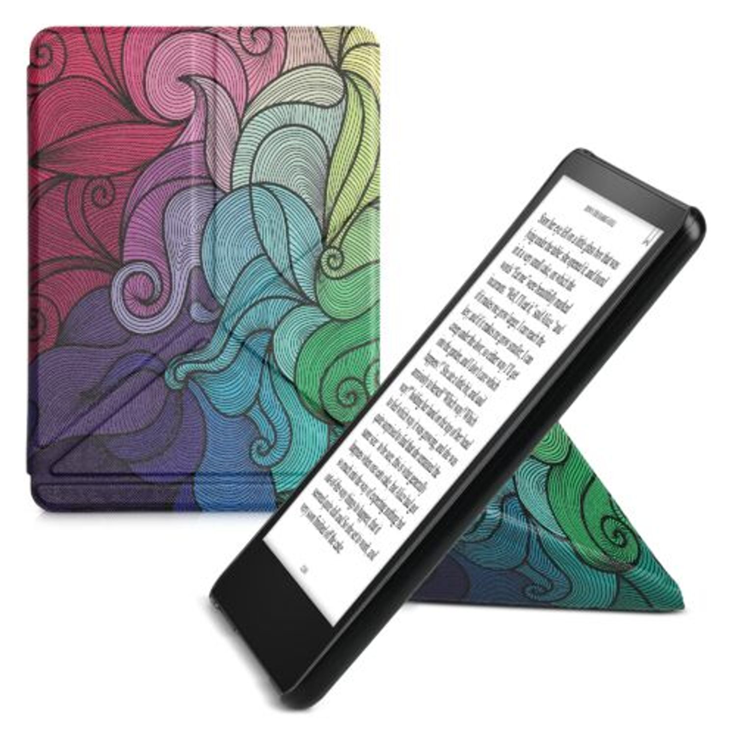 Husa pentru Amazon Kindle Paperwhite 11, Kwmobile, Multicolor, Piele ecologica, 57764.01 fotografia produsului