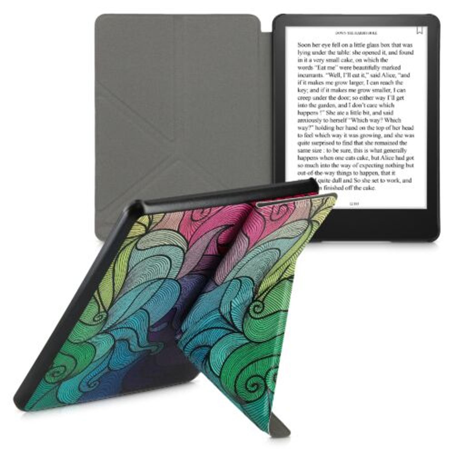 Husa pentru Amazon Kindle Paperwhite 11, Kwmobile, Multicolor, Piele ecologica, 57764.01 fotografia produsului View 5 L