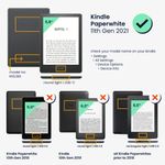 Husa pentru Amazon Kindle Paperwhite 11, Kwmobile, Multicolor, Piele ecologica, 57764.01 fotografia produsului View 9 S