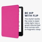 Husa pentru Amazon Kindle Paperwhite 11, Kwmobile, Roz, Nylon, 56265.33 fotografia produsului View 9 S