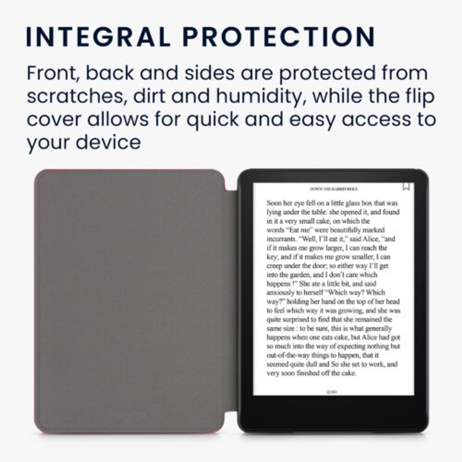 Husa pentru Amazon Kindle Paperwhite 11, Kwmobile, Roz, Nylon, 56265.33 fotografia produsului View 2 L