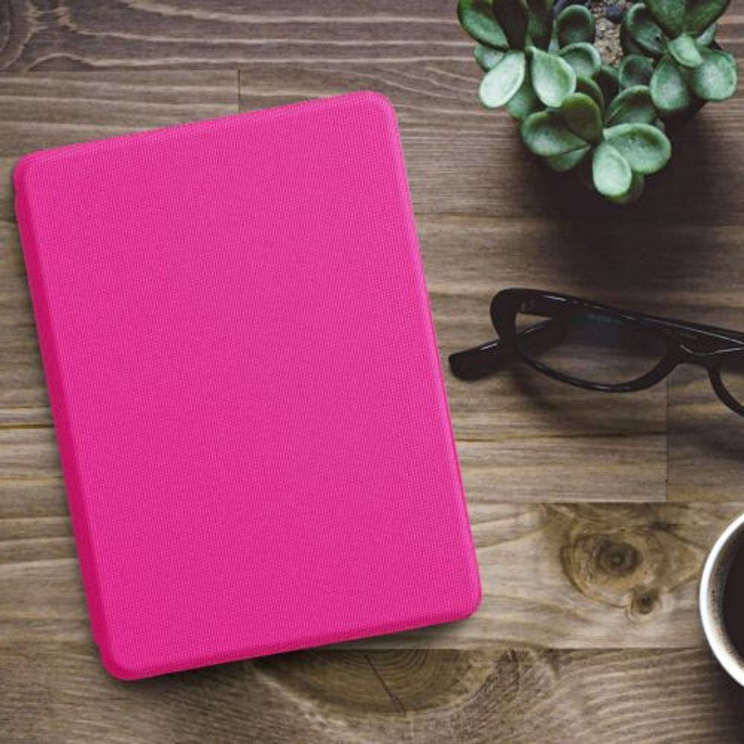Husa pentru Amazon Kindle Paperwhite 11, Kwmobile, Roz, Nylon, 56265.33 fotografia produsului View 8 L