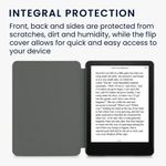Husa pentru Amazon Kindle Paperwhite 11, Kwmobile, Gri, Nylon, 56265.19 fotografia produsului View 5 S