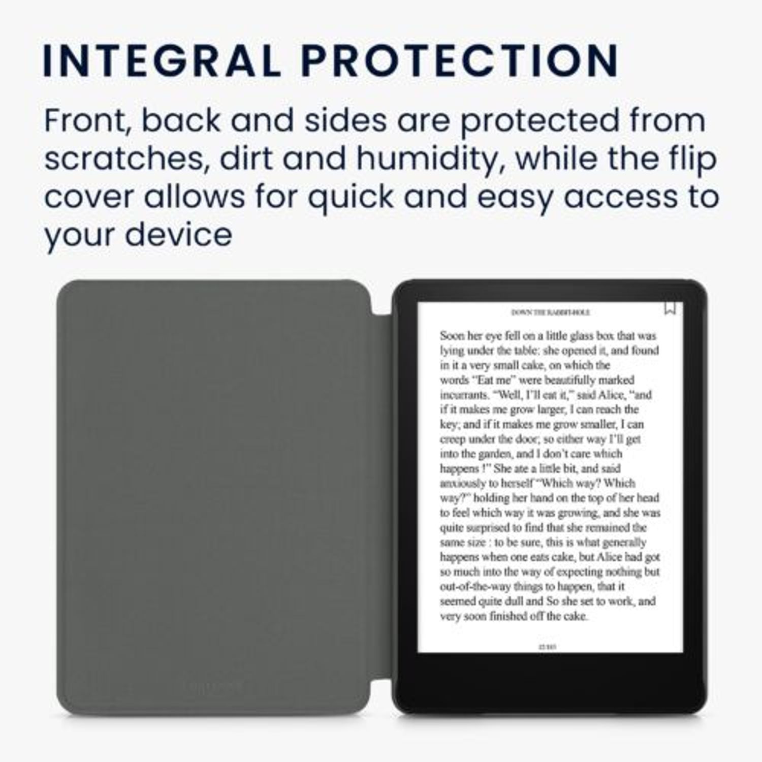 Husa pentru Amazon Kindle Paperwhite 11, Kwmobile, Gri, Nylon, 56265.19 fotografia produsului View 5 L