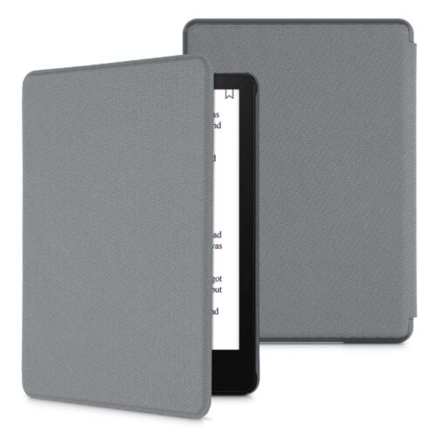 Husa pentru Amazon Kindle Paperwhite 11, Kwmobile, Gri, Nylon, 56265.19 fotografia produsului View 2 L