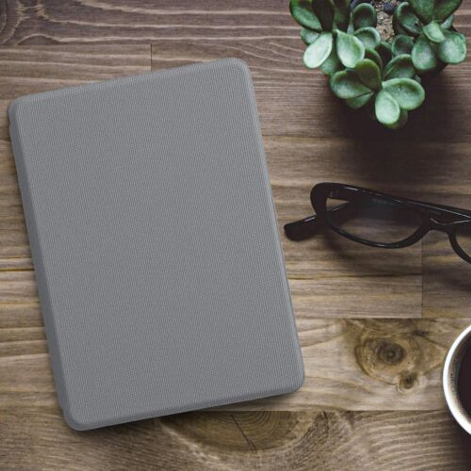 Husa pentru Amazon Kindle Paperwhite 11, Kwmobile, Gri, Nylon, 56265.19 fotografia produsului View 3 L