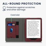 Husa pentru Amazon Kindle Paperwhite 11, Kwmobile, Rosu, Piele ecologica, 57619.20 fotografia produsului View 5 S