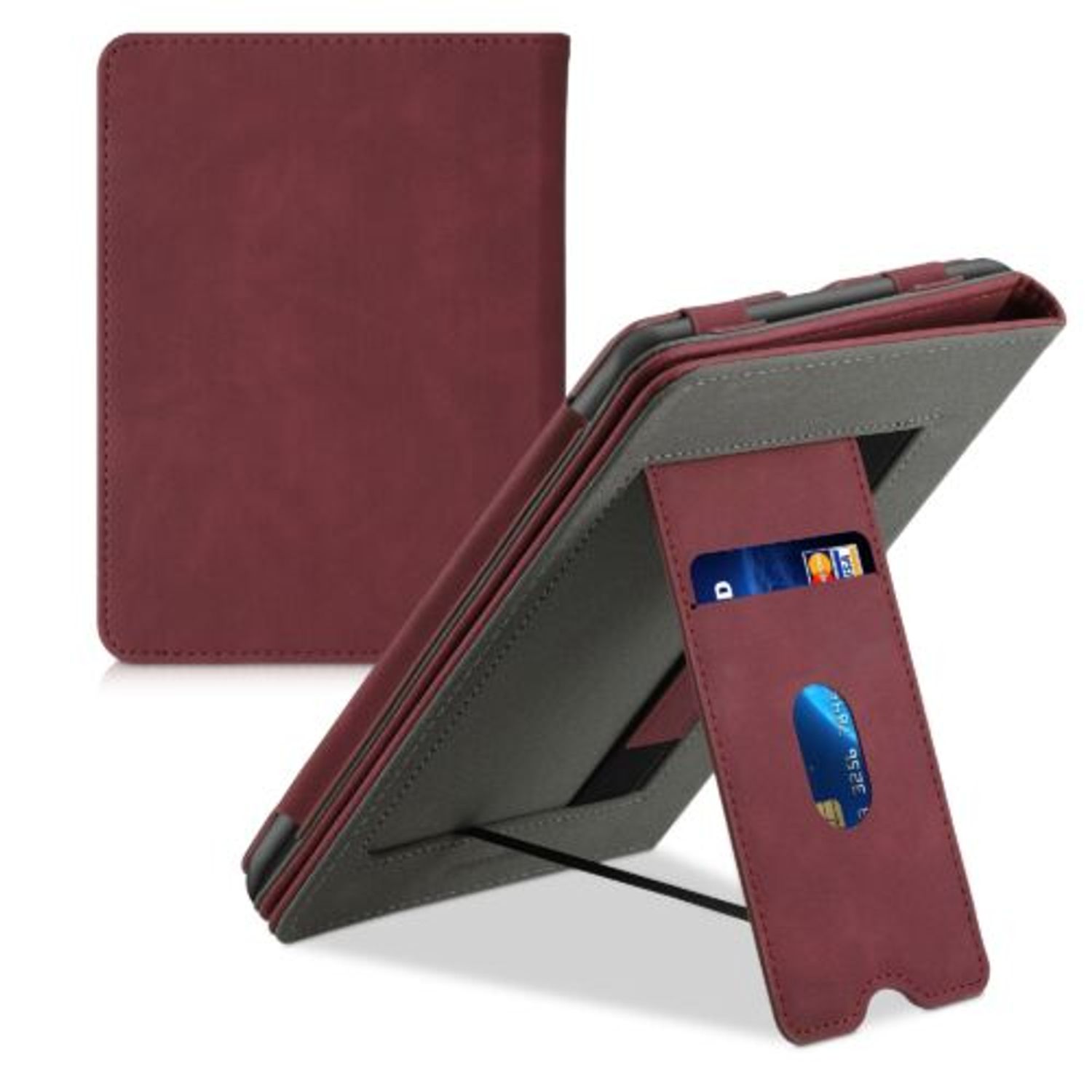 Husa pentru Amazon Kindle Paperwhite 11, Kwmobile, Rosu, Piele ecologica, 57619.20 fotografia produsului View 2 L
