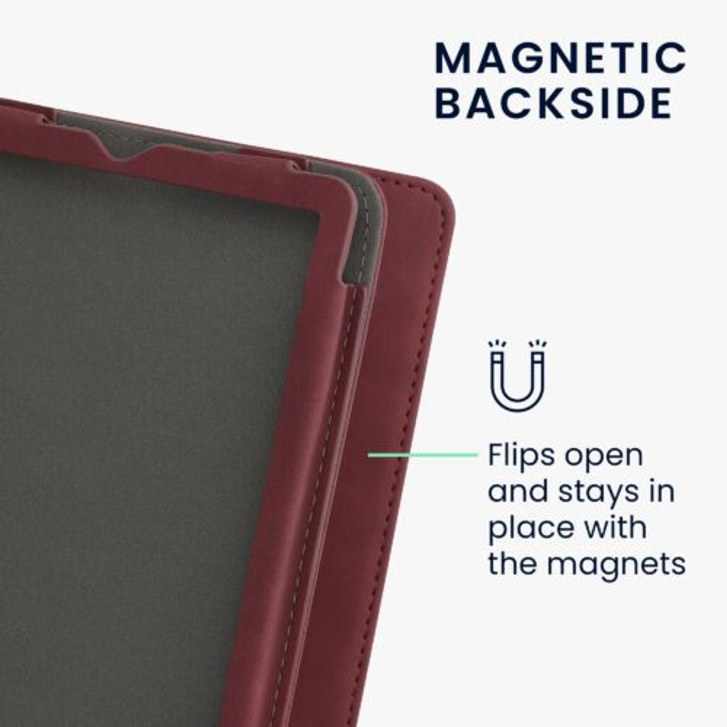 Husa pentru Amazon Kindle Paperwhite 11, Kwmobile, Rosu, Piele ecologica, 57619.20 fotografia produsului View 8 L