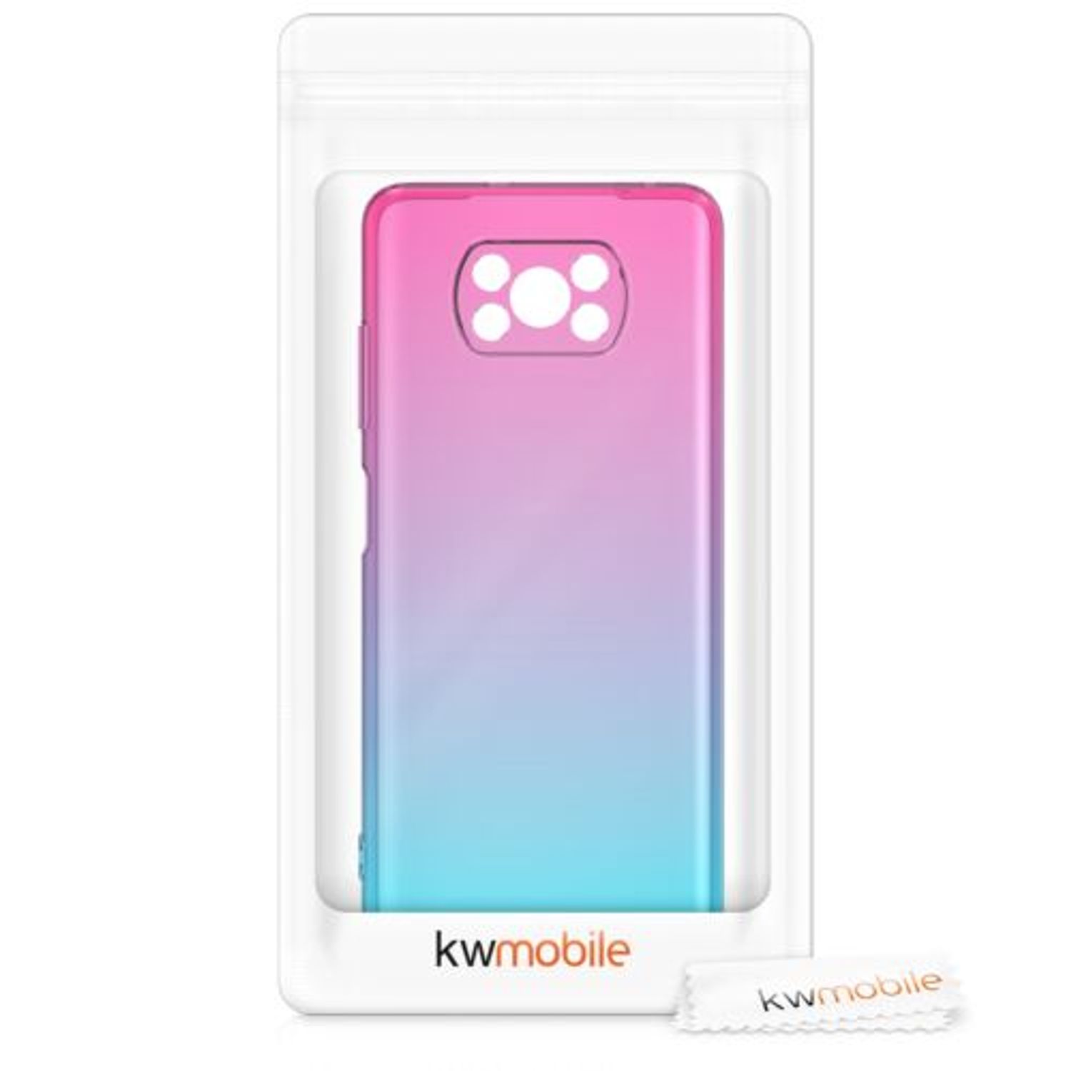 Husa pentru Xiaomi Poco X3 (NFC)/Poco X3 Pro, Silicon, Roz, 53485.01 fotografia produsului View 7 L