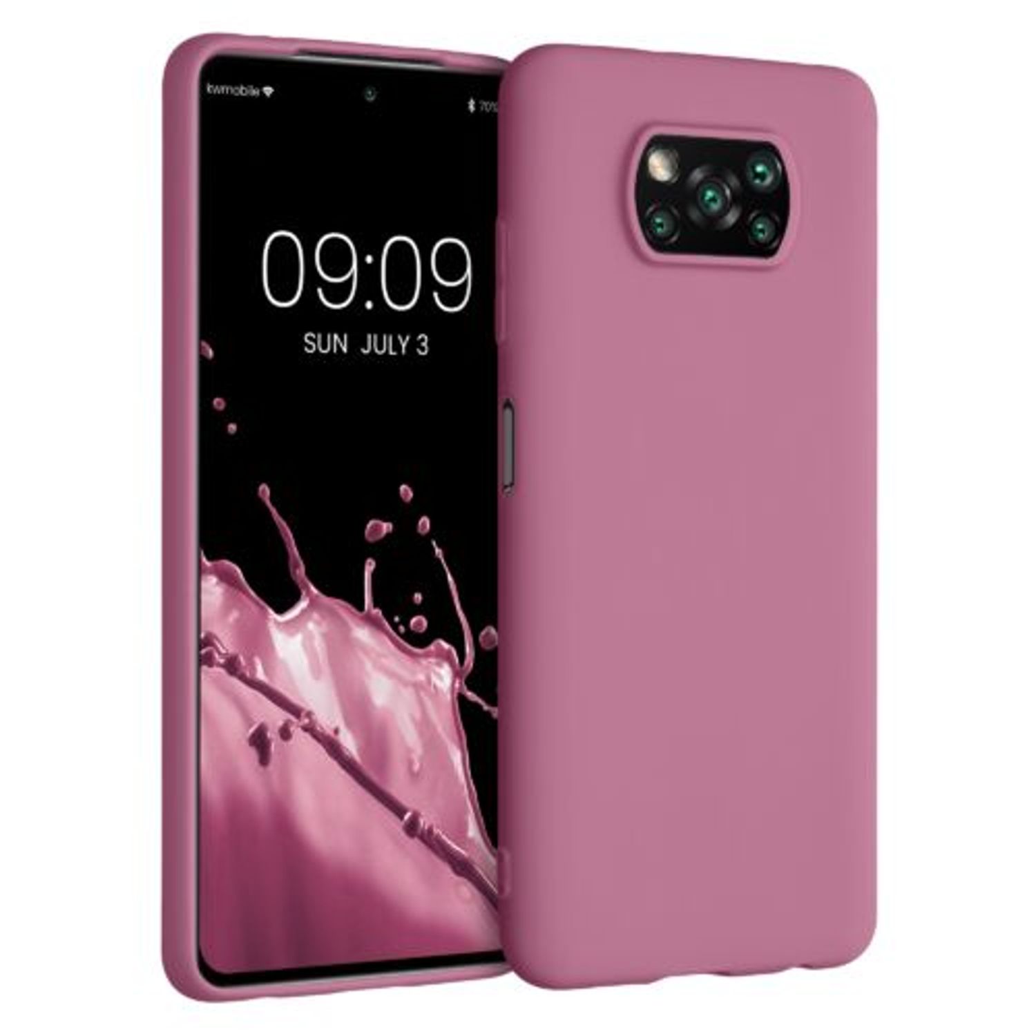 Husa pentru Xiaomi Poco X3 (NFC)/Poco X3 Pro, Silicon, Roz, 53482.167 fotografia produsului