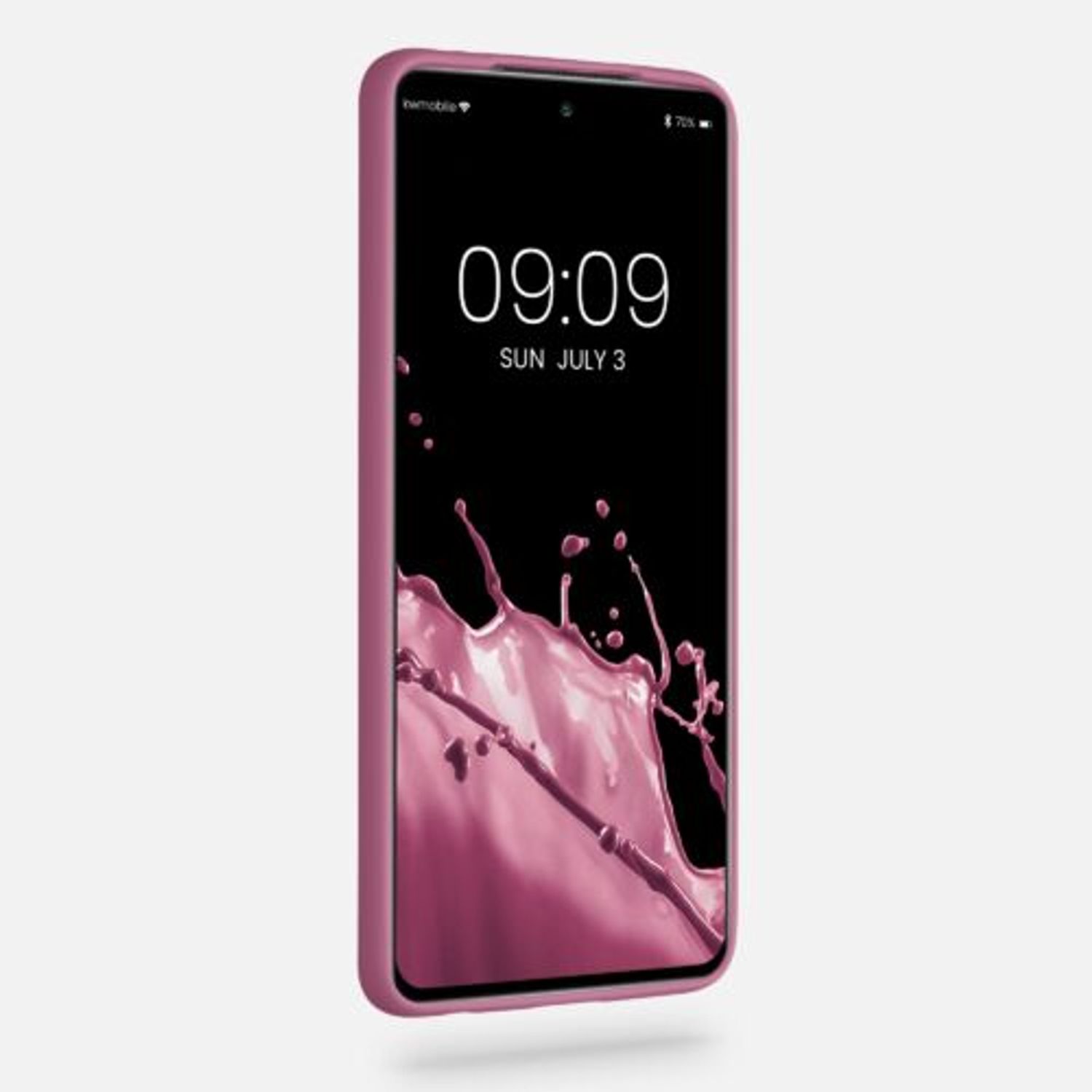 Husa pentru Xiaomi Poco X3 (NFC)/Poco X3 Pro, Silicon, Roz, 53482.167 fotografia produsului View 3 L