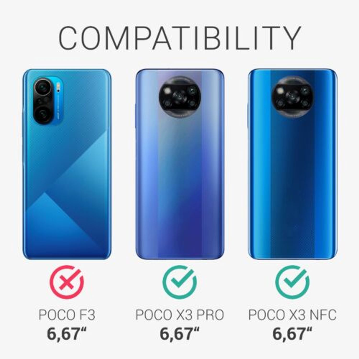 Husa pentru Xiaomi Poco X3 (NFC), Silicon, Albastru, 53482.182 fotografia produsului View 7 L