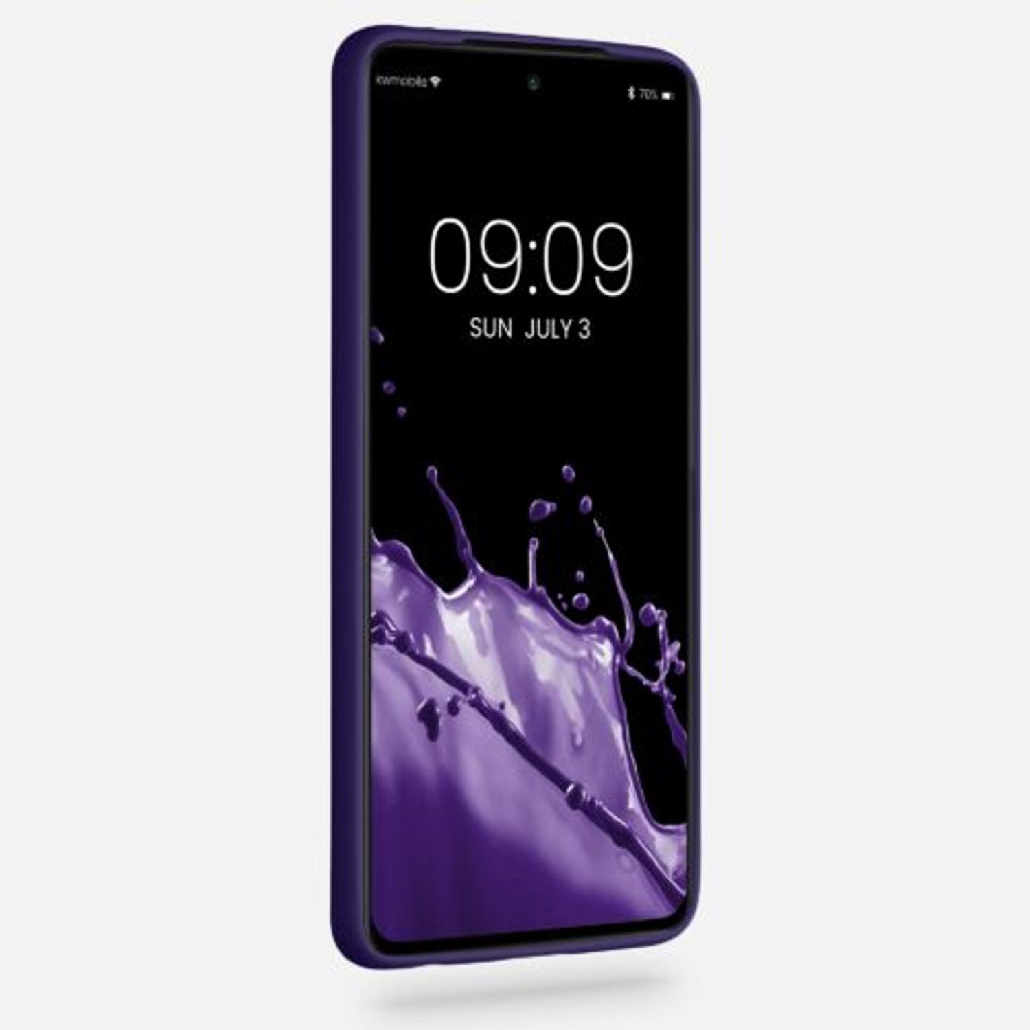 Husa pentru Xiaomi Poco X3 (NFC), Silicon, Albastru, 53482.182 fotografia produsului View 5 L
